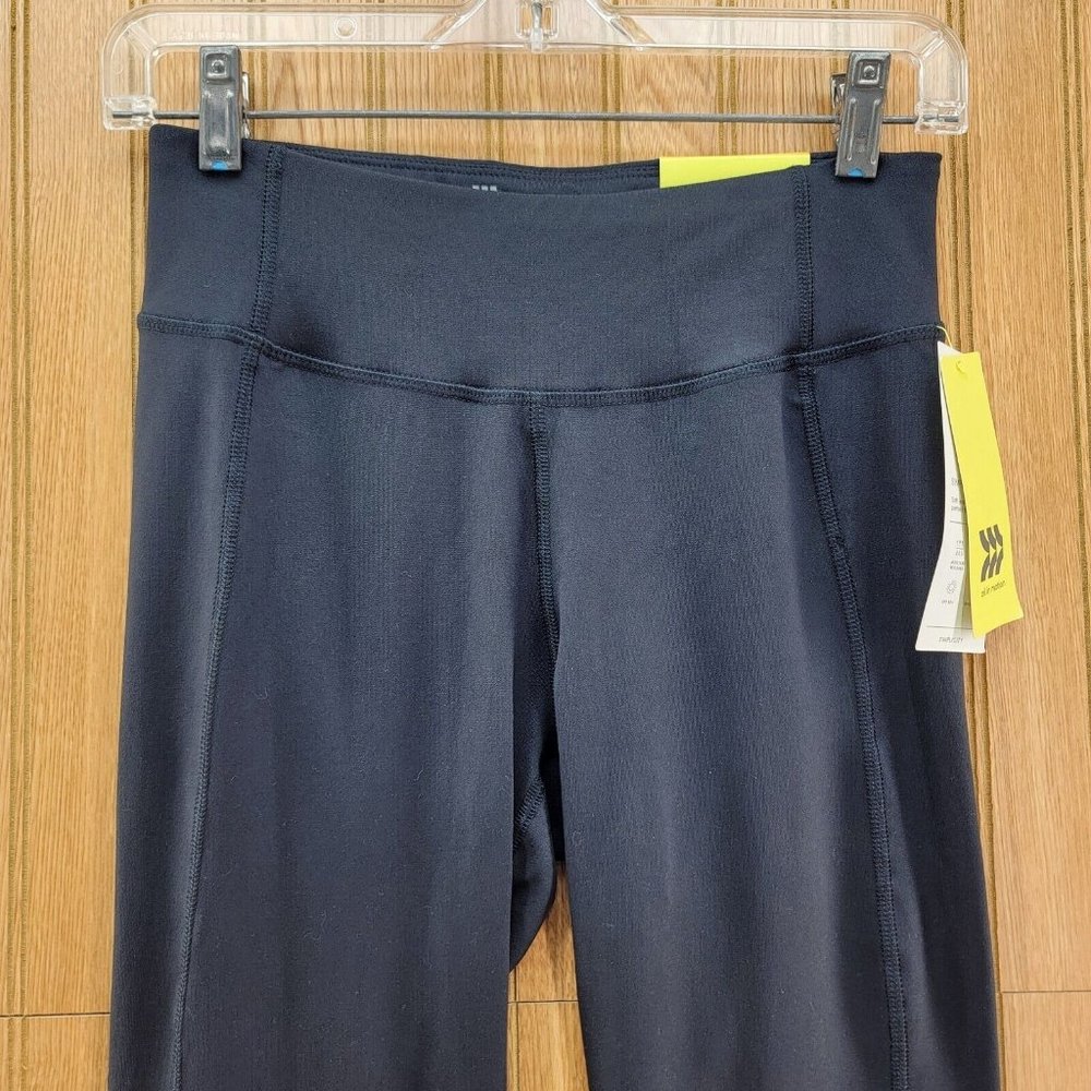 All in Motion Simplicity Leggings Womens S Small LONG Black Mid-Rise NWT